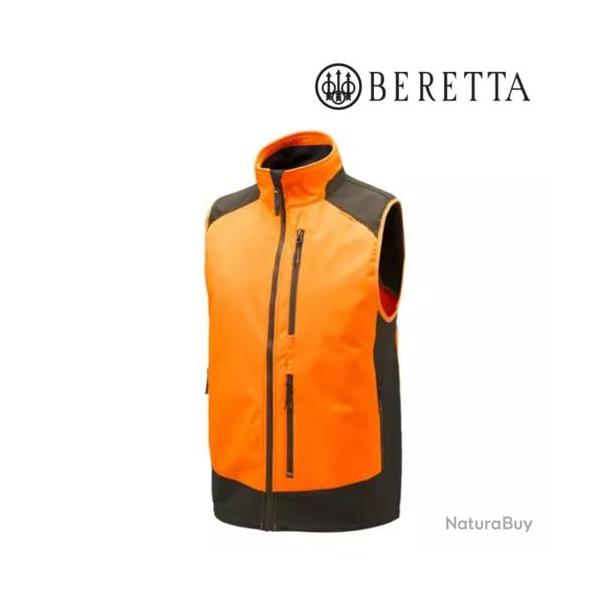 Veste sans manche orange softshell butte Beretta 2XL