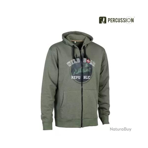 Sweat  a capuche   wild boar Percussion XL