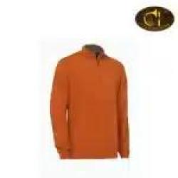Pull col cheminee orange winsley club interchasse 2XL