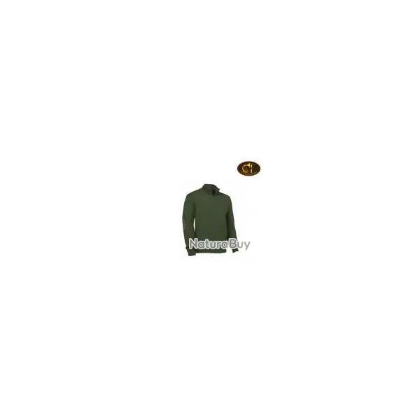 Pull col cheminee vert winsley club interchasse 2XL