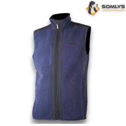 Veste sans manche classy bleu Somlys