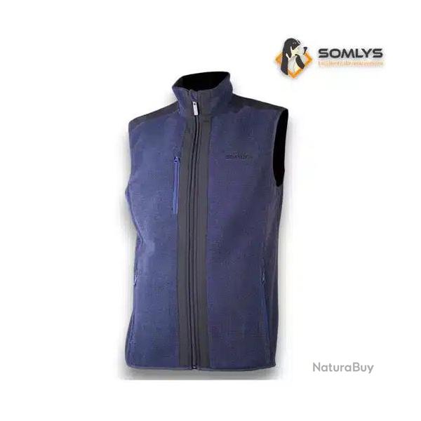 Veste sans manche classy bleu Somlys