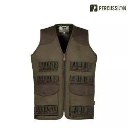 Gilet de chasse maxi tubes savane Percussion 2XL