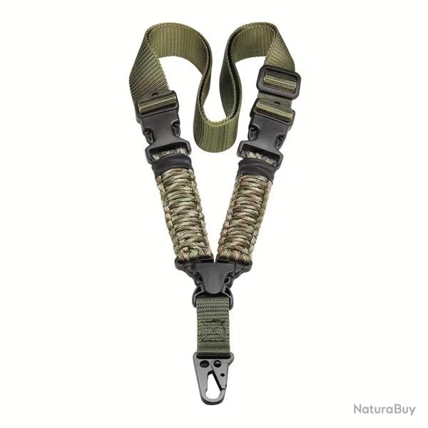Sangle Tactique 1 Point Quick Release Camouflage Vert