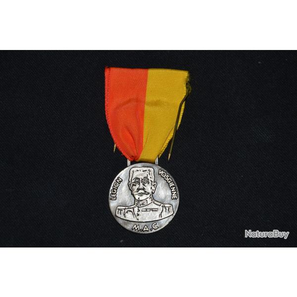 MEDAILLE LEGION VOSGIENNE M.A.C 2� CLASSE (MODULE ARGENTE) -ANCIEN MILITAIRE GUERRE D'ALGERIE