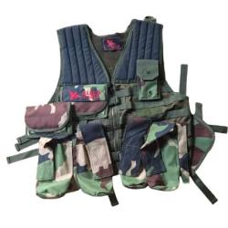 Tactical Vest Black Eagle - Version Camo L-Pouch (High Cap)