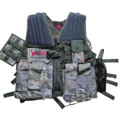 Tactical Vest Black Eagle - Version Forest Camo (High Cap)