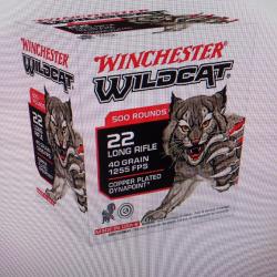 Winchester wildcat 22lr 40g dynapoint 500 munitions