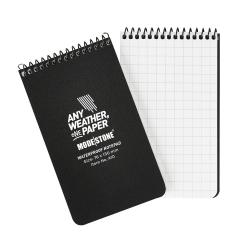 Carnet tout-temps 100 pages 96 x 148 mm - Modestone Noir