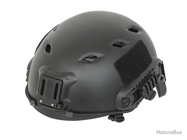 Casque Fast Airsoft Réglable 56-60 Cm – Rembourré, Rails Latéraux, Support NVG, Pour Paintball Et Chasse