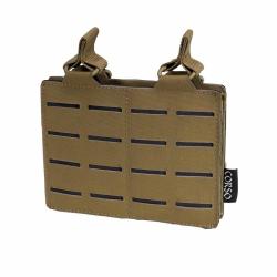 Poche double porte-chargeurs M4 Dagger MK1 Laser - Corso Tactical Coyote