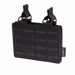 Poche double porte-chargeurs M4 Dagger MK1 Laser - Corso Tactical Noir