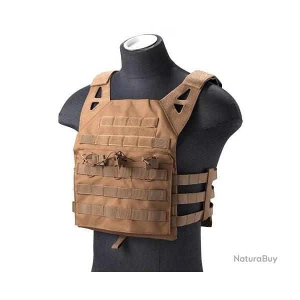 Porte plaques JPC - Lancer tactical Tan