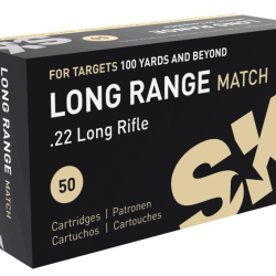 Cartouches SK Long Range Match cal. 22 LR 50