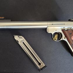 Pistolet Ruger Mark III Competition - Silencieux Int&eacute;gral