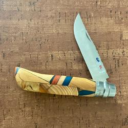 Couteau de poche Custom N&deg;8. lame inox opinel