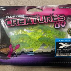 Leurres Fox Rage Creatures UV Crayfish 9cm chartreuse
