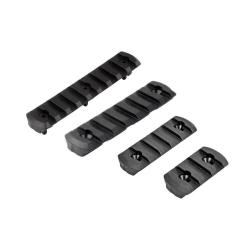 DLG Tactical Rails M-LOK polym&egrave;re 3 &agrave; 9 slots