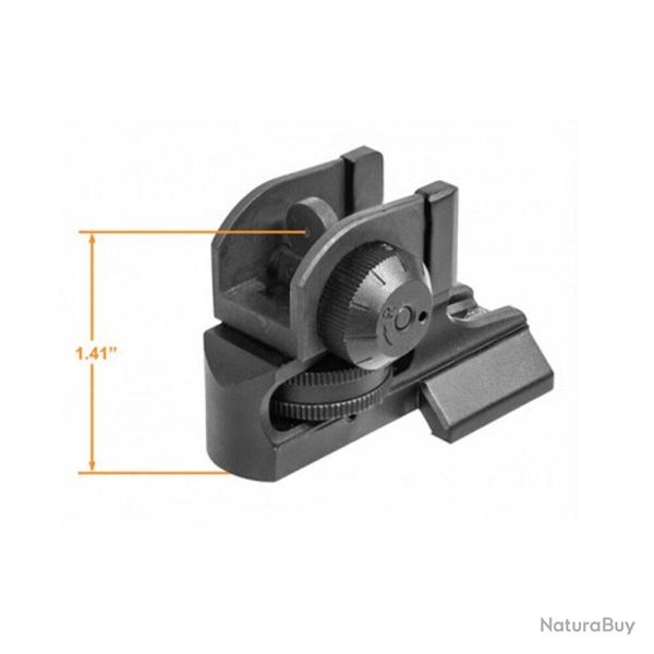 Hausse fixe UTG pour AR15 Hausse Fixe Arriere UTG pour AR15 (compatible AD99995)