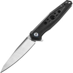 Couteau Dreamtech Lame Acier D2 Spear Point Manche G10 Black Liner Lock DTK3347GB