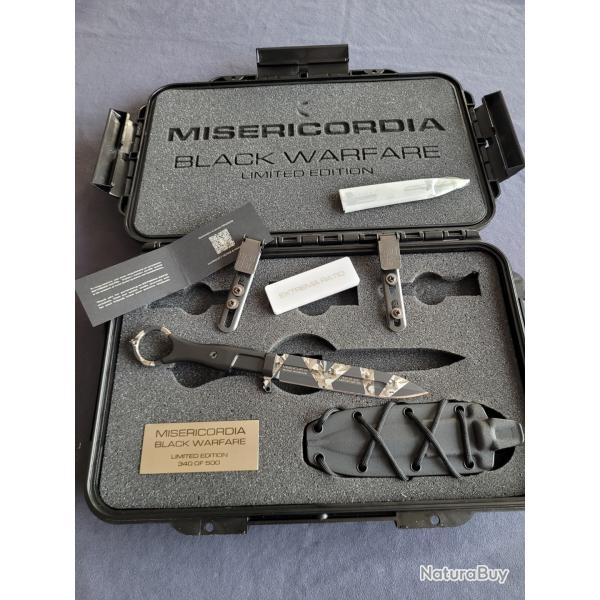 Dague Extrema ratio misericordia black warfare �dition anniversaire