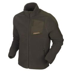 Destockage - Polaire Harkila Venjan  coloris : shadow brown / willow green
