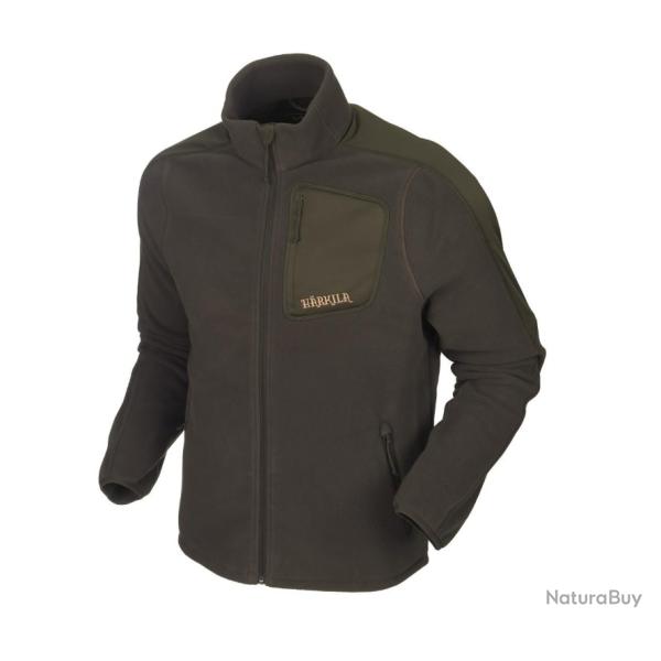 Destockage - Polaire Harkila Venjan  coloris : shadow brown / willow green