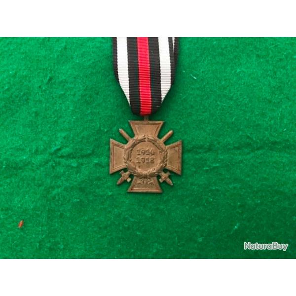 CROIX D'HONNEUR DU COMBATTANT ALLEMAND WW1