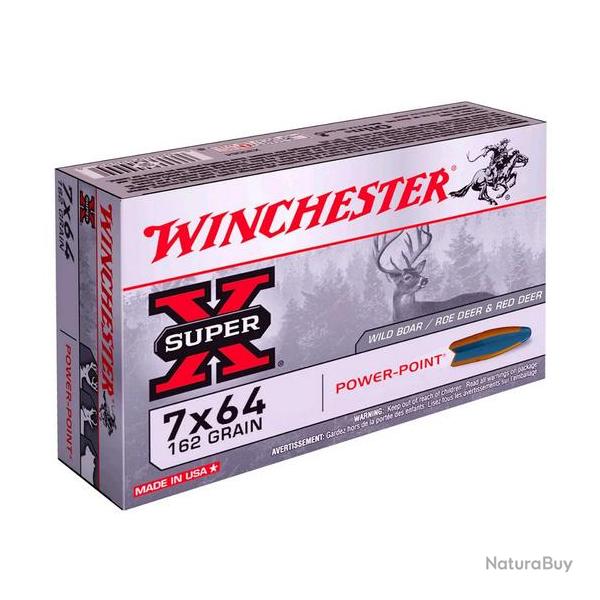 POWER-POINT winchester power point super x 7*64mm 162gr * 20