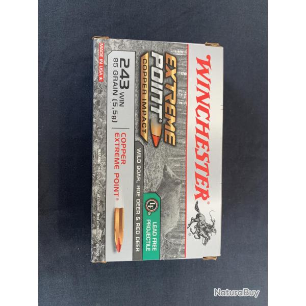 EXTREME POINT winchester 243 extreme point lead free 85gr