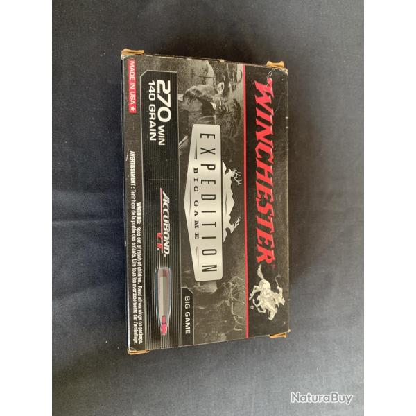 Accubond winchester accubond 270 win 140gr *20