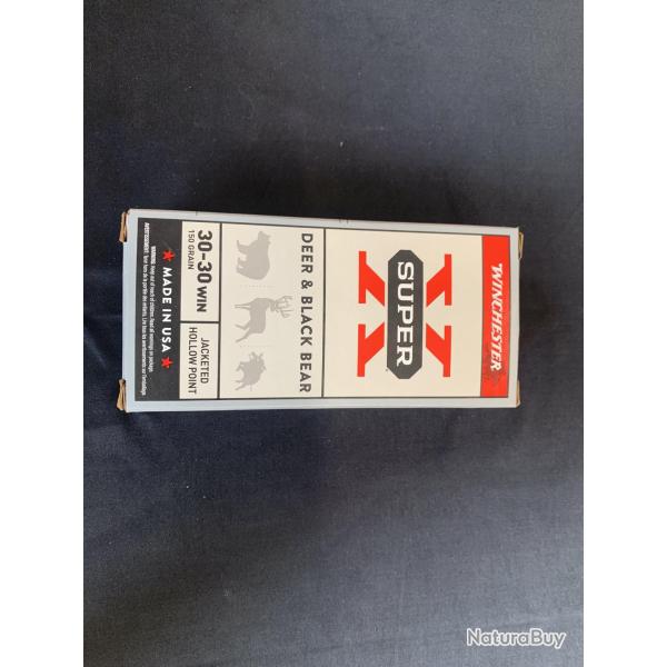 Super X winchester cart 30-30 win hp 150g * 20