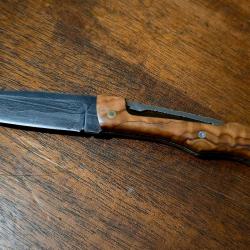 Couteau pliant artisanal