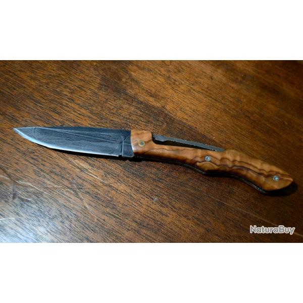 Couteau pliant artisanal