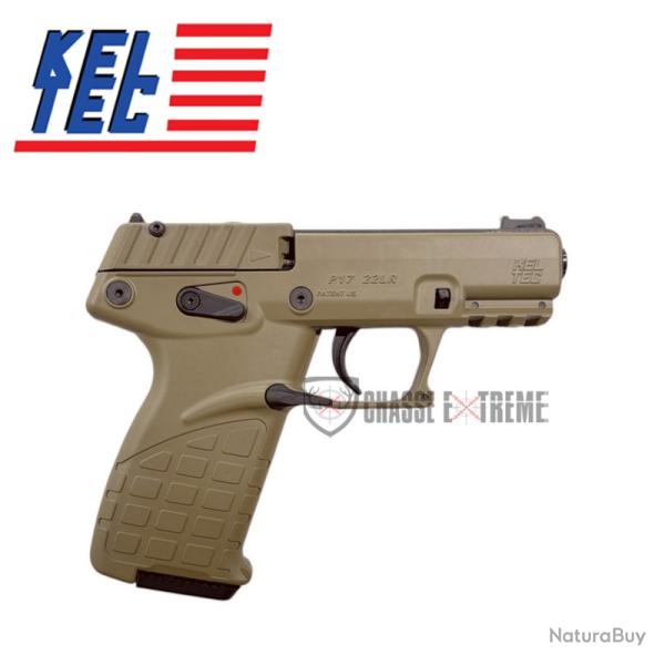 Pistolet KELTEC P17 Cal 22 Lr Fde