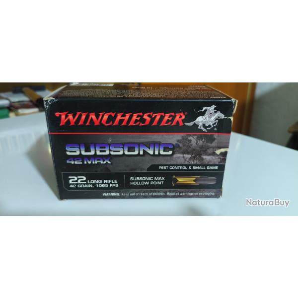 500 Balles subsonique 22 lr