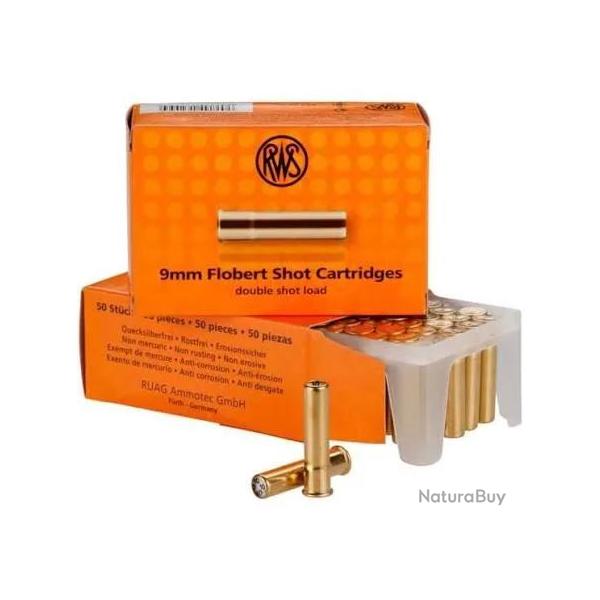 Cartouches RWS 9mm Flobert double charge n8