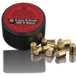 Balles Geco 9mm Revolver N380 Poudre Noire &agrave; blanc x50