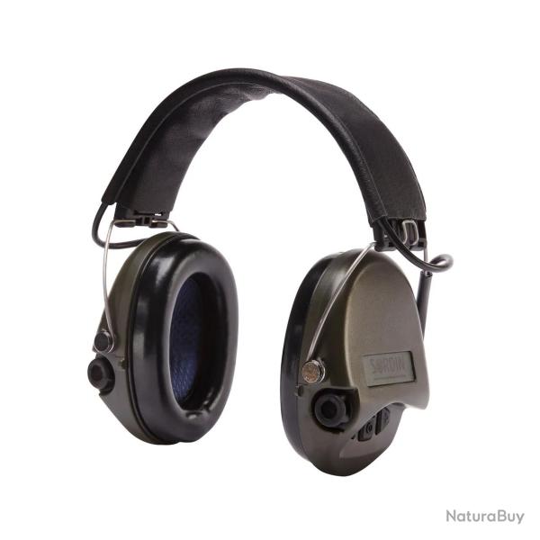 Casque antibruit �lectronique Sordin Supreme - Vert