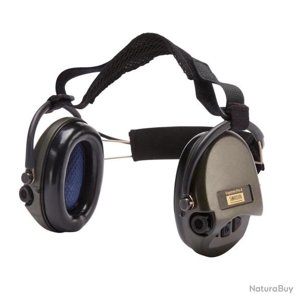 Casque antibruit �lectronique Sordin Supreme Pro X Neckband - Vert