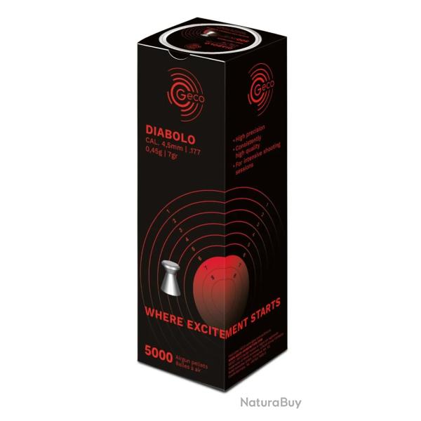 Plombs Geco Diabolo 0,45g - Cal. 4,5mm