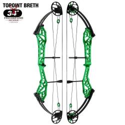 Arc &agrave; Poulie Breth 36 XL Cam 1  - Topoint - Vert / 40-50# / Droitier