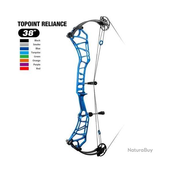 Arc � Poulie Pro Reliance 38 Large Cam 1 - Topoint - 50-60# / Droitier / Bleu