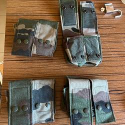 Lot de 4 pochettes militaire
