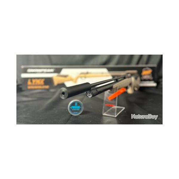 CARABINE LYNX PCP SYNTHETIQUE C4.5 19.9J + Bo�te de Plomb