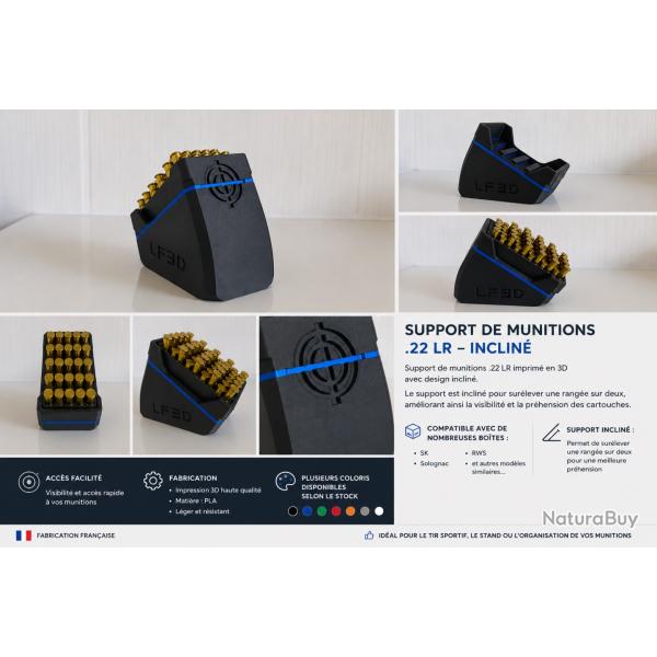 Support de munition 22 LR inclin�