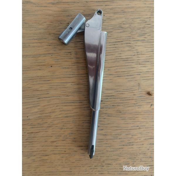 levier de chargement inox pour remington 8"