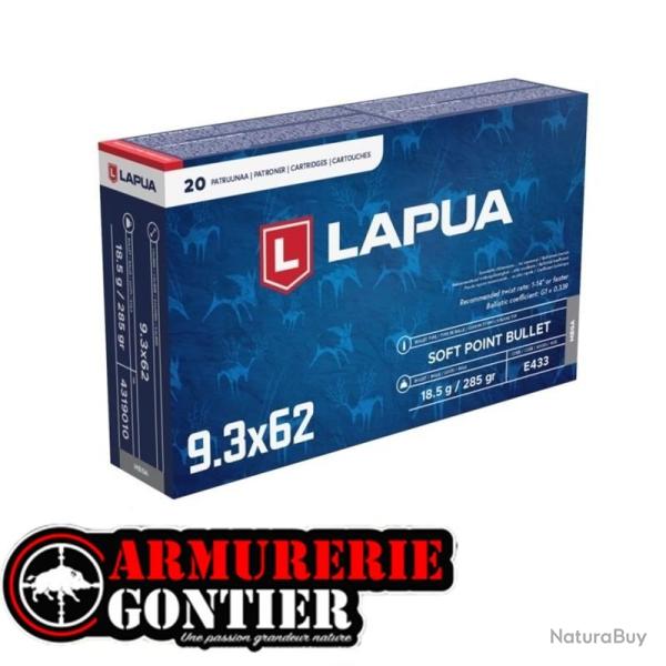 Munitions LAPUA Soft Point.9.2X62 18.5G 285GR (Bo�te de 20)