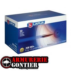 Munitions LAPUA OPEN TIP MATCH 308 11.3 g 175 gr boite de 50