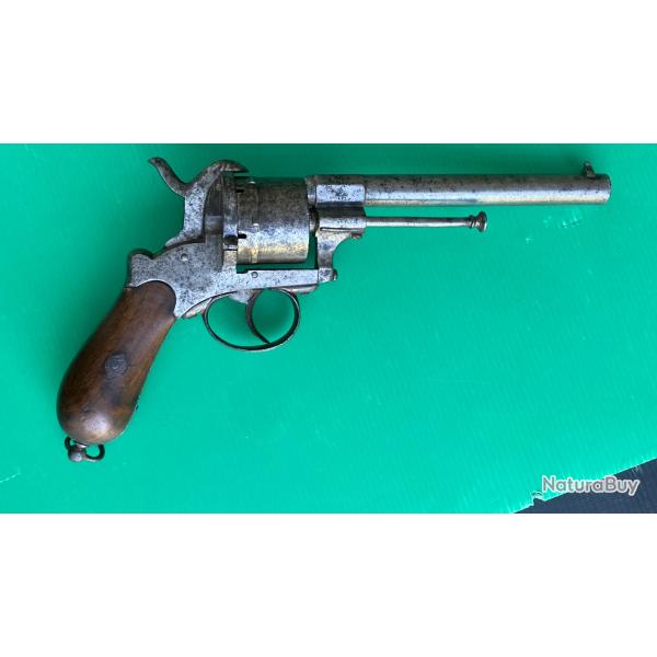 REVOLVER TYPE LEFAUCHEUX  A BROCHE  12 mm